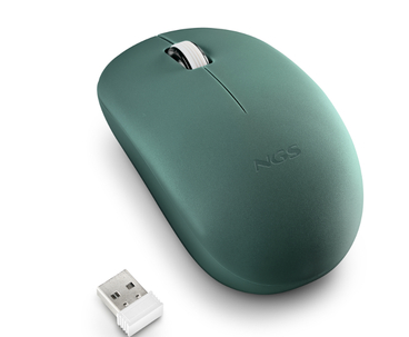RATON NOTEBOOK OPTICO WIRELESS FOG PRO VERDE NGS