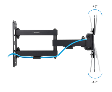 SOPORTE PARED 13"-43" GIRO/INCLINABLE LP1345TN-B TOOQ