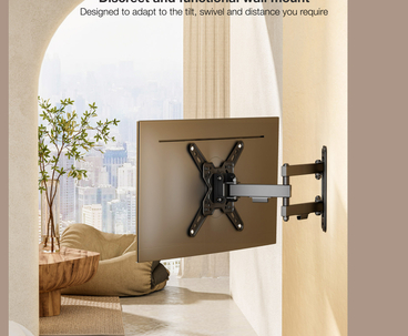 SOPORTE PARED 13"-43" GIRO/INCLINABLE LP1345TN-B TOOQ