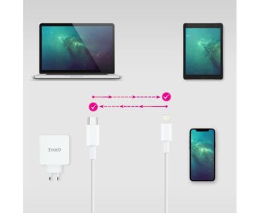 CABLE LIGHTNING A USB-C 0.5M NANOCABLE